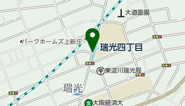 瑞光四丁目駅自転車駐車場の地図画像