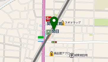 関目駅自転車駐車場の地図画像