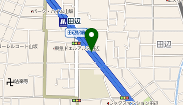 田辺駅自転車駐車場の地図画像