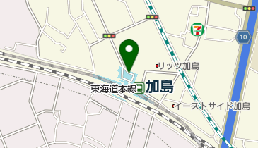 加島駅自転車駐車場の地図画像