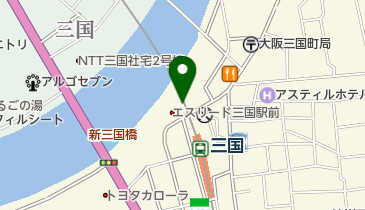 三国駅周辺の自転車駐車場の地図画像