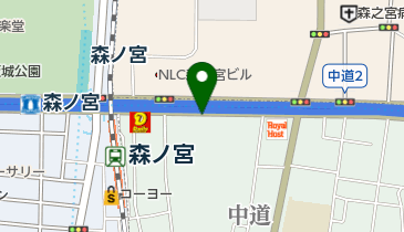 森ノ宮駅自転車駐車場の地図画像