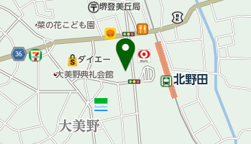 北野田駅前西第1自転車等駐車場の地図画像