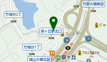 泉ヶ丘駅前北第1自転車等駐車場の地図画像