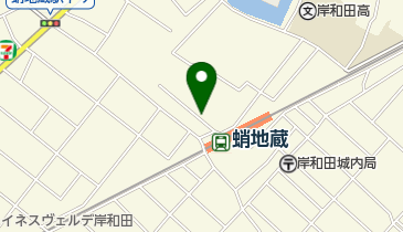 蛸地蔵駅自転車等駐車場の地図画像