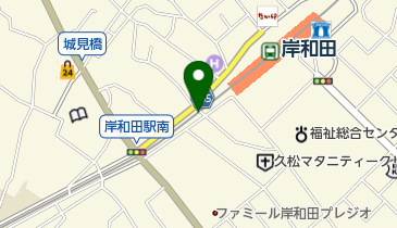 岸和田駅2号自転車等駐車場の地図画像