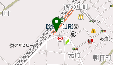 JR吹田駅前中央自転車駐車場の地図画像