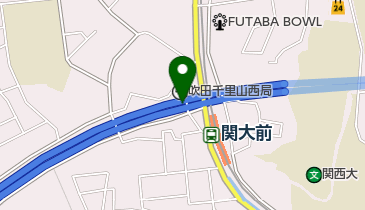 阪急関大前駅西自転車駐車場の地図画像