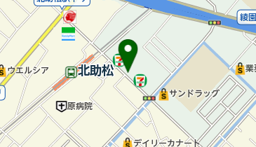 北助松駅自転車駐車場の地図画像