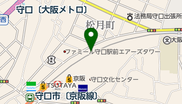守口市駅東自転車駐車場の地図画像