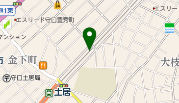 土居駅東自転車駐車場の地図画像