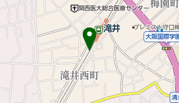 滝井駅南自転車駐車場の地図画像
