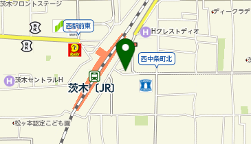 茨木市 JR茨木駅東口自転車駐車場の地図画像