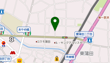 蒲田3丁目時間貸しバイク駐車場の地図画像