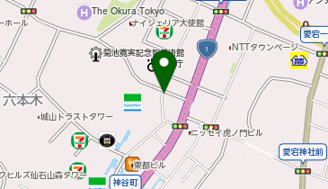 虎ノ門3丁目時間貸バイク駐車場の地図画像
