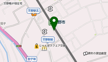 交野市駅前バイク駐車場の地図画像