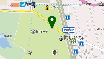 東京ドームバイク駐車場の地図画像