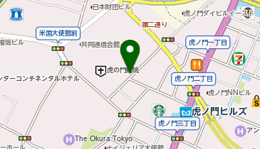 虎ノ門アルセアタワーバイク駐車場の地図画像