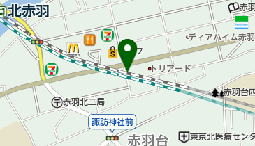 赤羽北二丁目自転車駐車場の地図画像