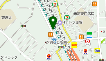 JR赤羽駅北部自転車駐車場の地図画像