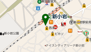 新小岩駅南口自転車駐車場の地図画像