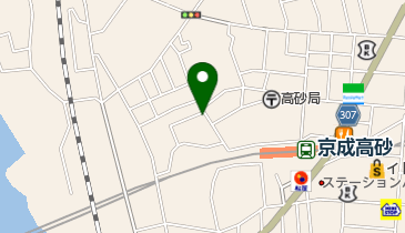 高砂自転車駐車場の地図画像