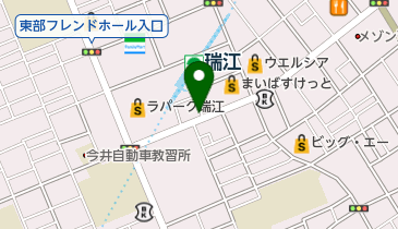 瑞江駅南口駐輪場の地図画像