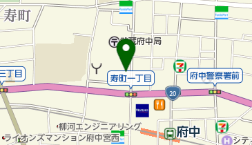 府中駅北自転車駐車場の地図画像