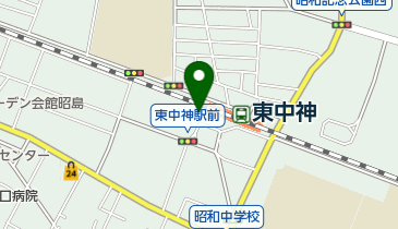 東中神駅西側自転車等駐車場の地図画像