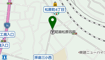 拝島駅東自転車等駐車場の地図画像