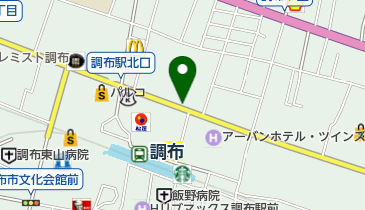 調布市立調布北自転車駐車場の地図画像