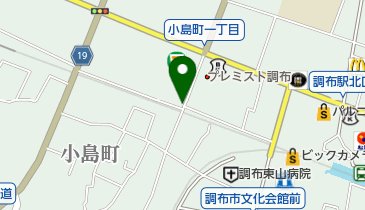 調布駅西第2自転車等駐車場の地図画像