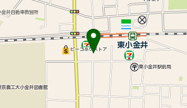 サイクルスペース24 東小金井南第1自転車駐車場の地図画像
