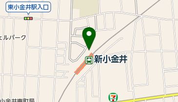 新小金井西第1自転車駐車場の地図画像