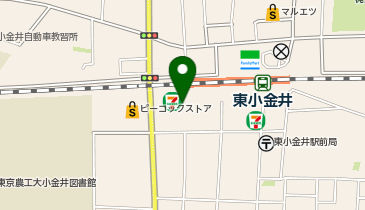 サイクルスペース24 東小金井南第2自転車駐車場の地図画像