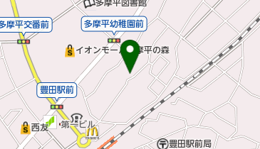 豊田駅東臨時駐輪場の地図画像