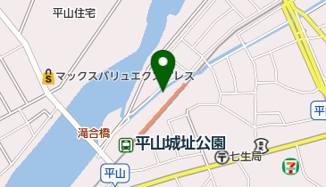 平山城址公園駅北第2駐輪場の地図画像