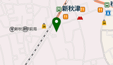 新秋津駅第3駐輪場の地図画像