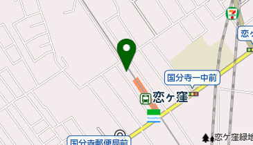 恋ヶ窪第1駐車場の地図画像
