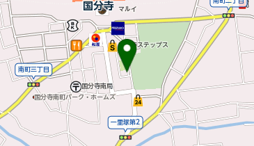 国分寺駅南口原動機付自転車駐車場の地図画像