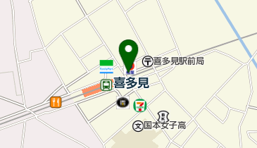 小田急喜多見第1駐輪場の地図画像