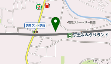 京王サイクルパーク・オートバイパークよみうりランドの地図画像