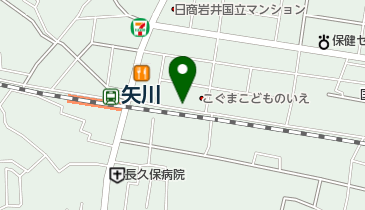 矢川駅北第2駐車場の地図画像