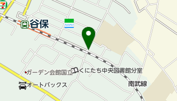 谷保駅北第4駐車場の地図画像