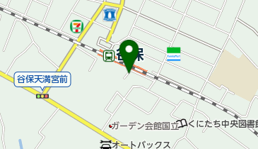 谷保駅南駐車場の地図画像