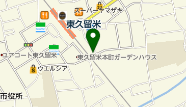 東久留米市東9自転車等駐車場の地図画像