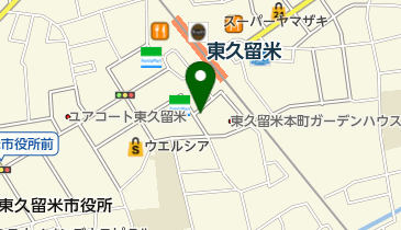 東久留米市西9定期利用専用自転車等駐車場の地図画像