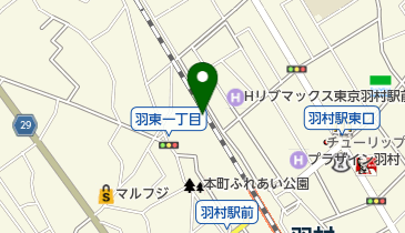 羽村駅西口第1自転車駐車場の地図画像