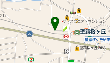 聖蹟桜ヶ丘駅西駐輪場の地図画像