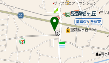 聖蹟桜ヶ丘駅前臨時駐車場の地図画像